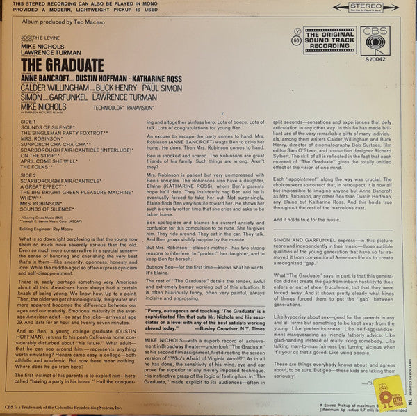 Paul Simon - The Graduate (The Original Soundtrack Recording)