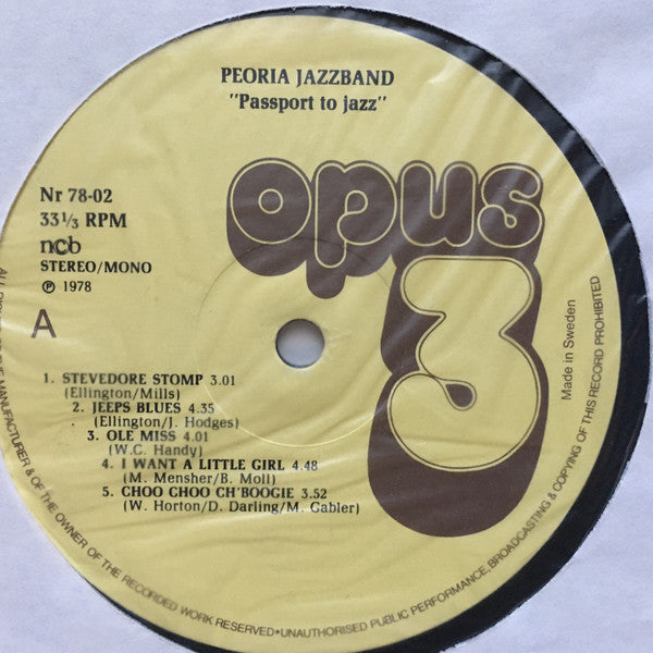 Peoria Jazzband - Passport To Jazz