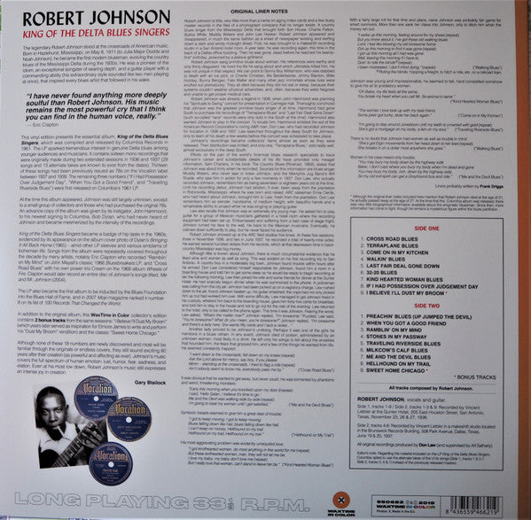 Robert Johnson - King Of The Delta Blues Singers (nuovo)