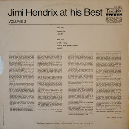 Jimi Hendrix - Jimi Hendrix At His Best (Volume 3)