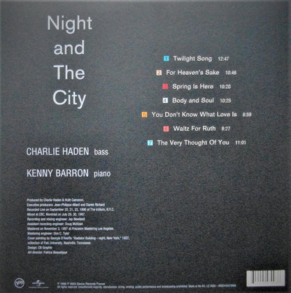 Charlie Haden And Kenny Barron ‎– Night And The City