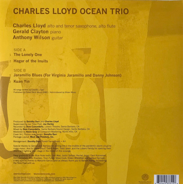 Charles Lloyd - Trios: Ocean (nuovo)
