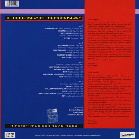 Various - Firenze Sogna! (Itinerari Musicali 1976/1983) (nuovo)