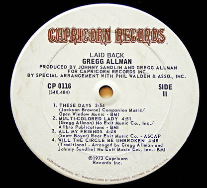 Gregg Allman - Laid Back