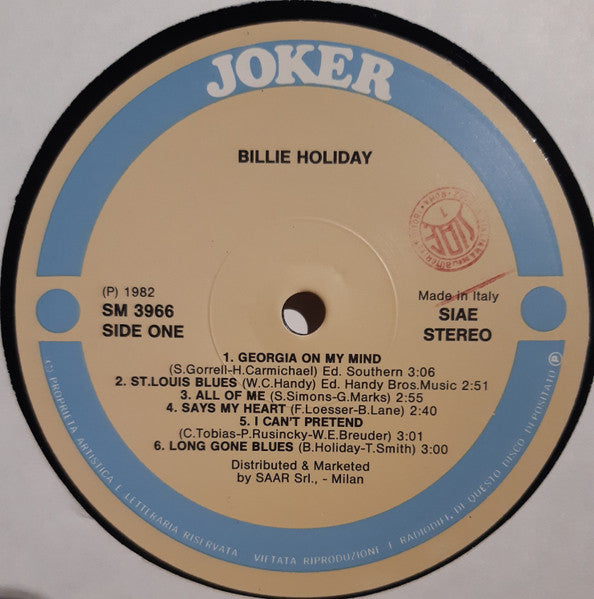 Billie Holiday - Billie Holiday