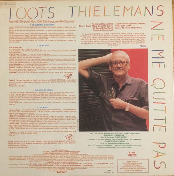 Toots Thielemans - Ne Me Quitte Pas