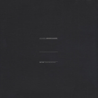 Joy Division - Unknown Pleasures (nuovo)