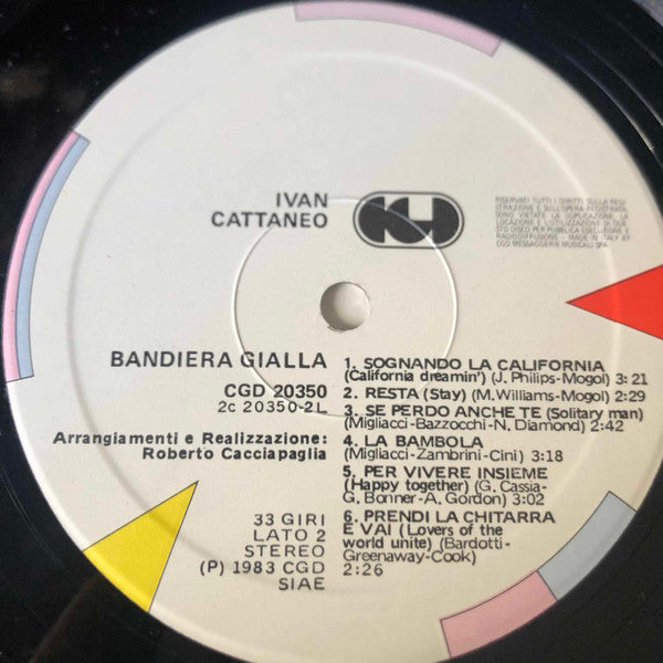 Ivan Cattaneo - Bandiera Gialla