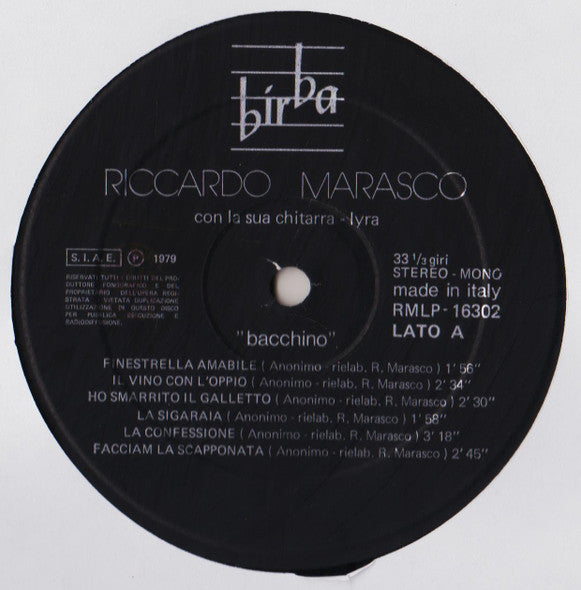 Riccardo Marasco - Bacchino