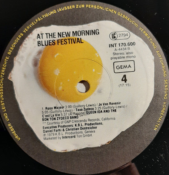 Richie Havens, Taj Mahal, Albert Collins, Queen Ida, Elizabeth Cotten ‎– At The New Morning Blues Festival Live In Geneva 79