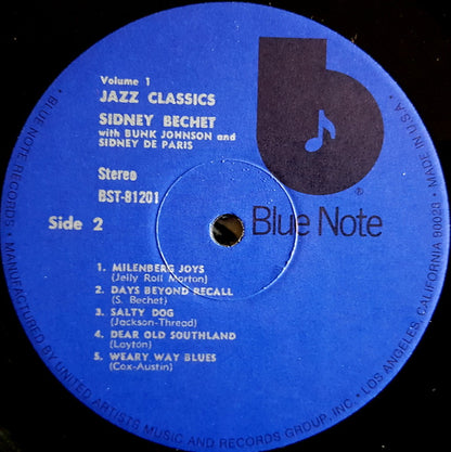 Sidney Bechet - Jazz Classics Volume 1