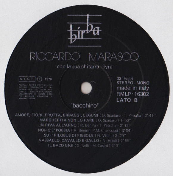 Riccardo Marasco - Bacchino