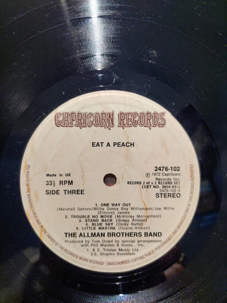 The Allman Brothers Band - Eat A Peach