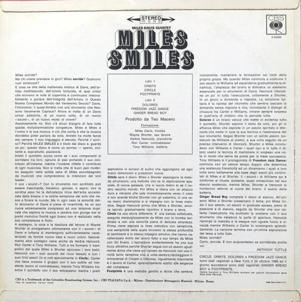 The Miles Davis Quintet - Miles Smiles