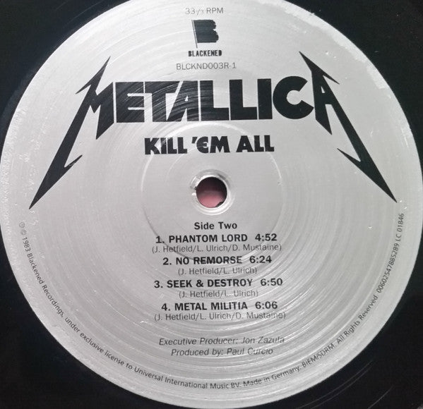 Metallica - Kill 'Em All
