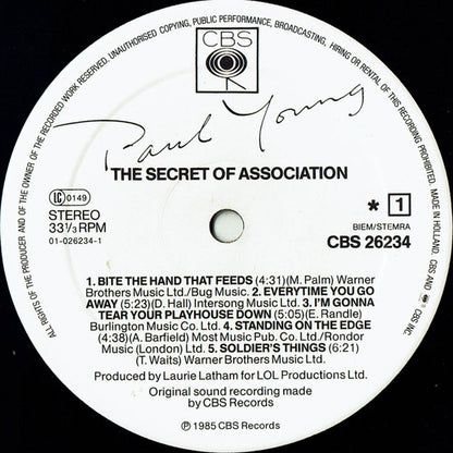 Paul Young - The Secret Of Association