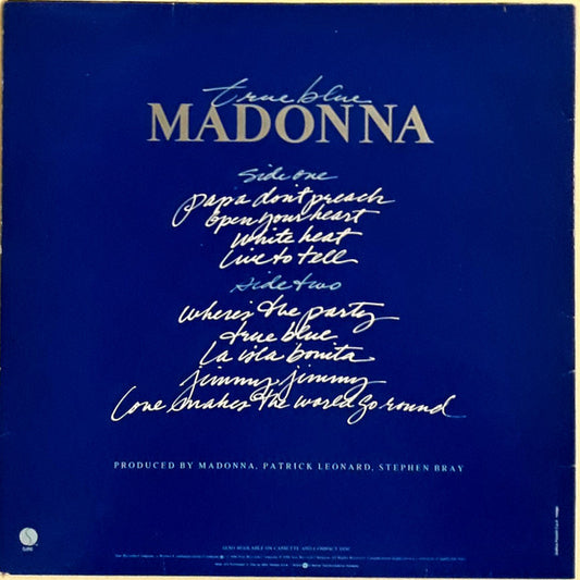 Madonna - True Blue