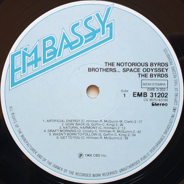 The Byrds - The Notorious Byrds Brothers ... Space Odyssey