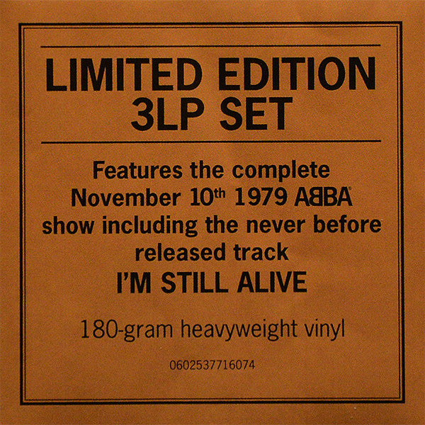 ABBA - Live At Wembley Arena (nuovo) - 40° anniversario