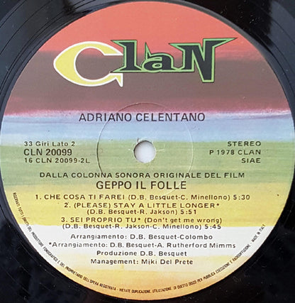 Adriano Celentano - Geppo Il Folle