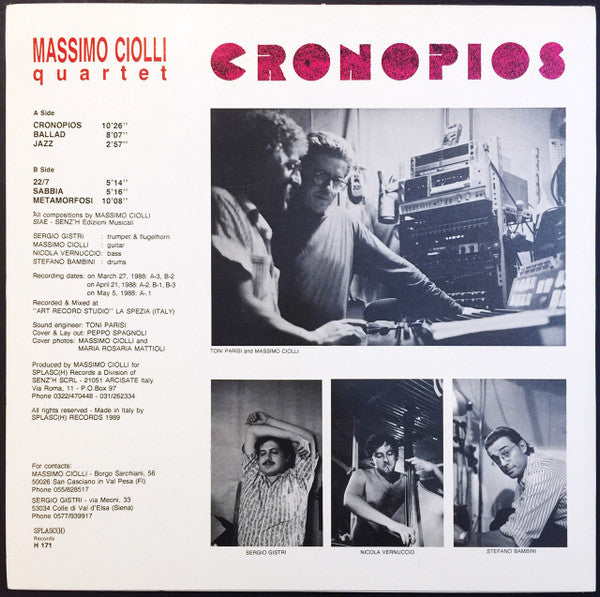 Massimo Ciolli - Cronopios