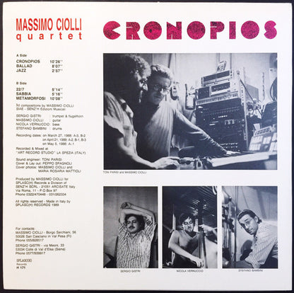 Massimo Ciolli - Cronopios