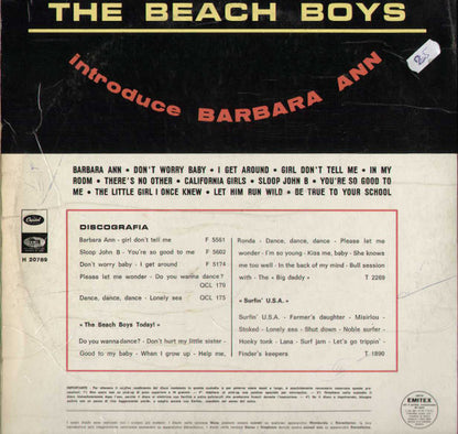 The Beach Boys - Introduce Barbara Ann