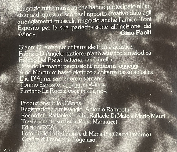 Gino Paoli - Ha Tutte Le Carte In Regola