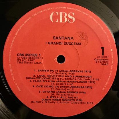 Santana - I Grandi Successi
