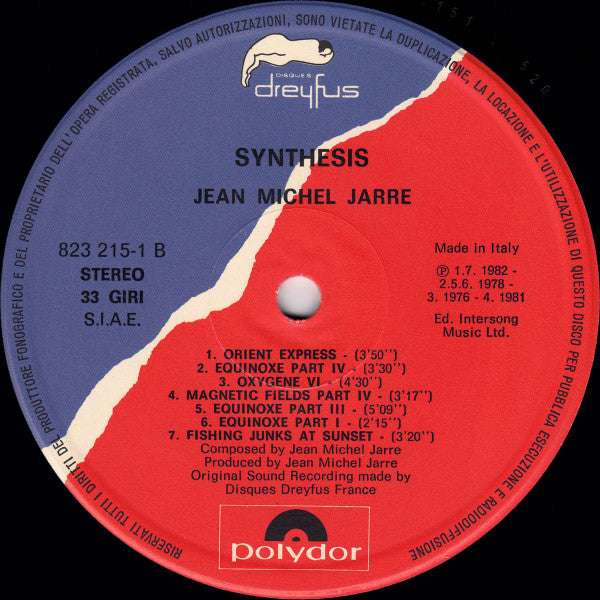 Jean-Michel Jarre - Synthesis