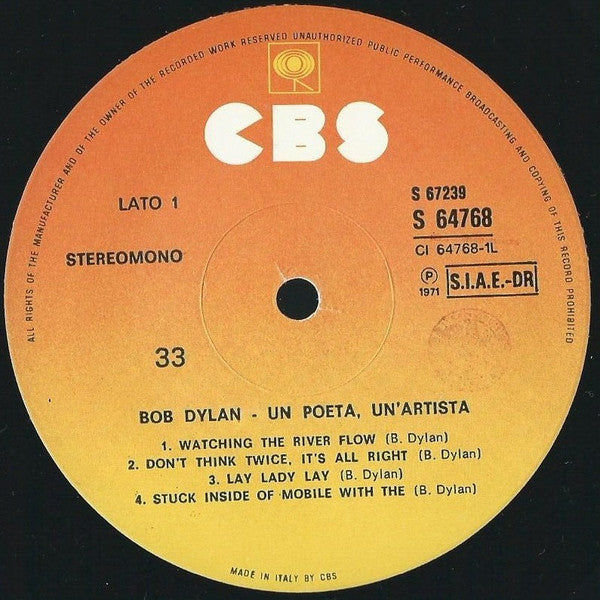 Bob Dylan - Un Poeta Un Artista
