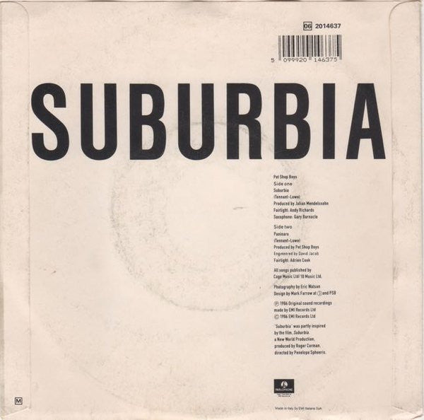 Pet Shop Boys - Suburbia