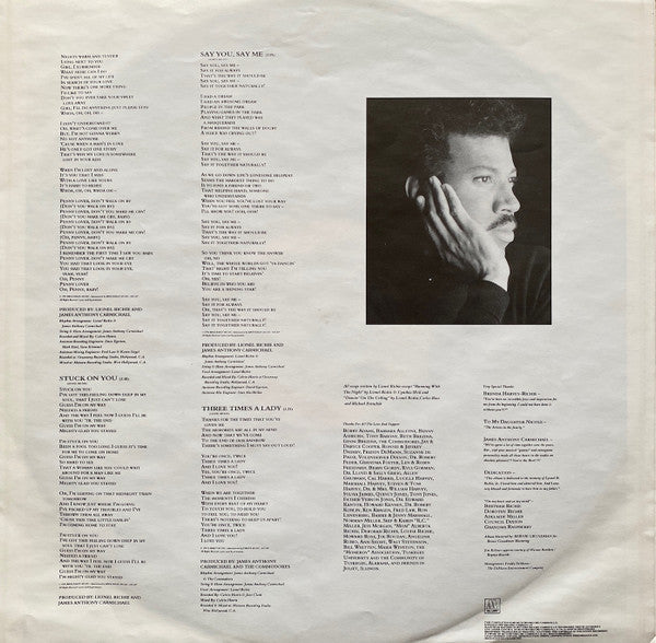 Lionel Richie - Back To Front