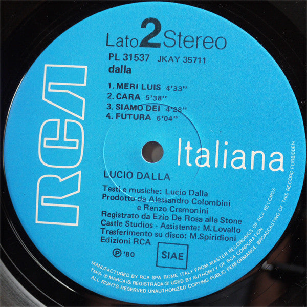 Lucio Dalla - Dalla