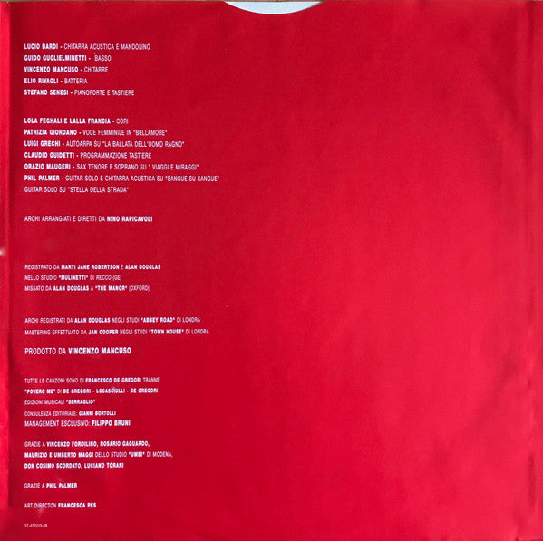 Francesco De Gregori - Canzoni D'Amore