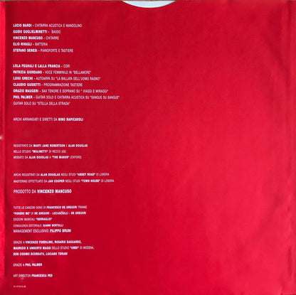 Francesco De Gregori - Canzoni D'Amore
