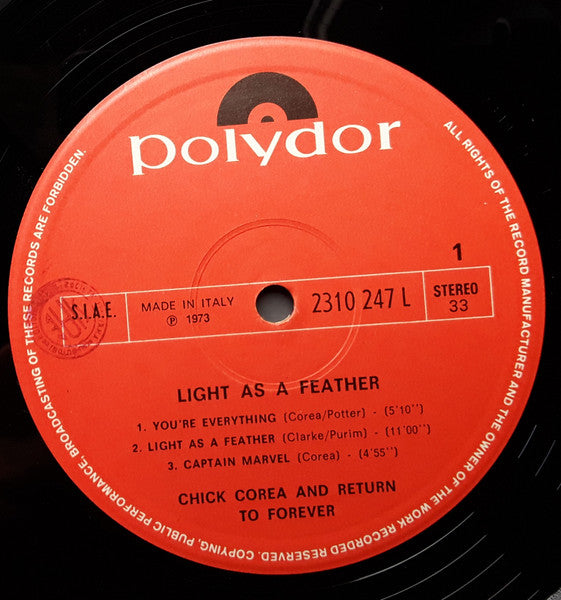 Chick Corea - Light As A Feather