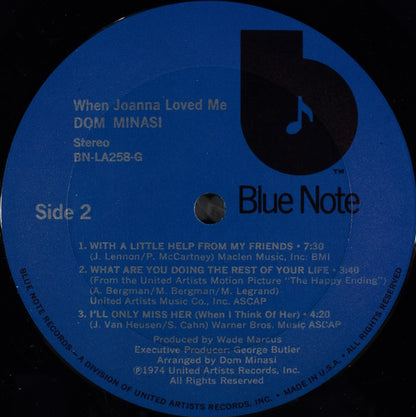 Dom Minasi - When Joanna Loved Me