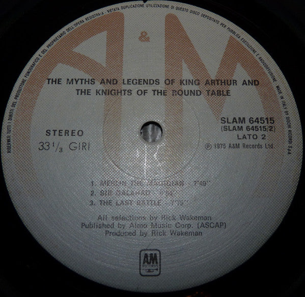 Rick Wakeman - The Myths And Legends Of King Arthur And The Knights Of The Round Table