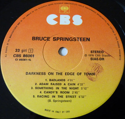 Bruce Springsteen - Darkness On The Edge Of Town