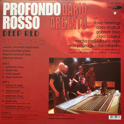 Claudio Simonetti's Goblin - Profondo Rosso = Deep Red (Original Soundtrack) - 40° anniversario