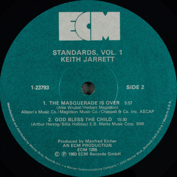Keith Jarrett - Standards, Vol. 1