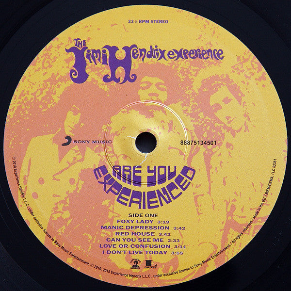 The Jimi Hendrix Experience - Are You Experienced (nuovo)