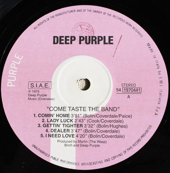 Deep Purple - Come Taste The Band