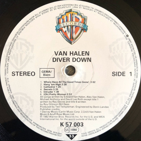 Van Halen - Diver Down