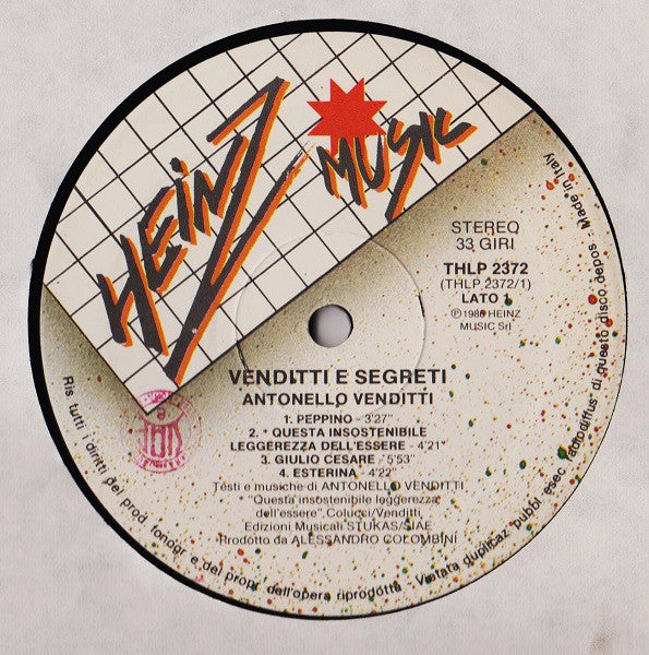 Antonello Venditti - Venditti E Segreti
