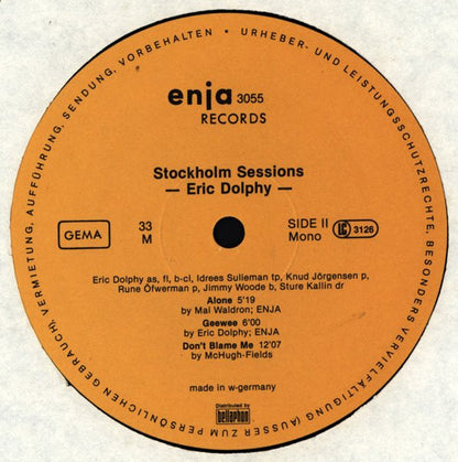 Eric Dolphy - Stockholm Sessions