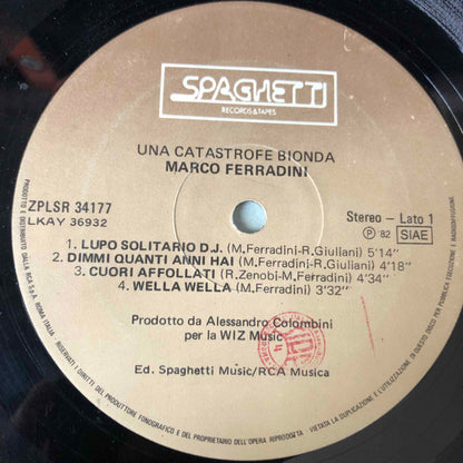 Marco Ferradini - Una Catastrofe Bionda
