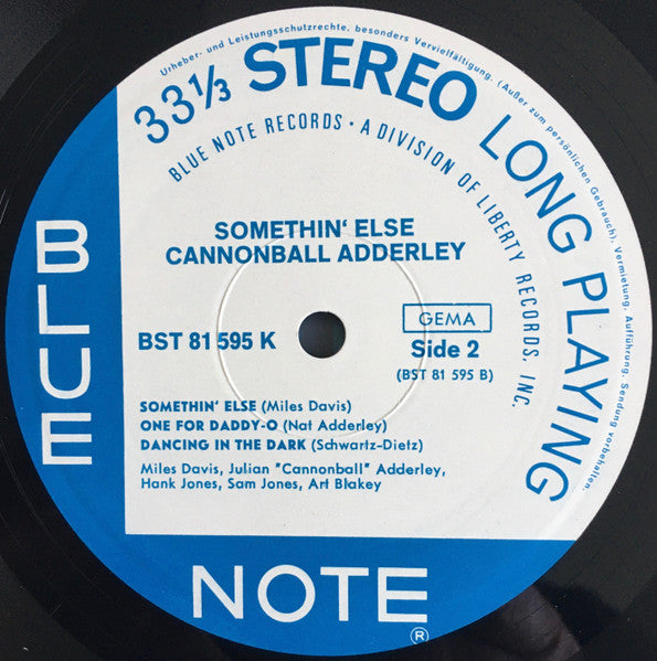 Cannonball Adderley - Somethin' Else