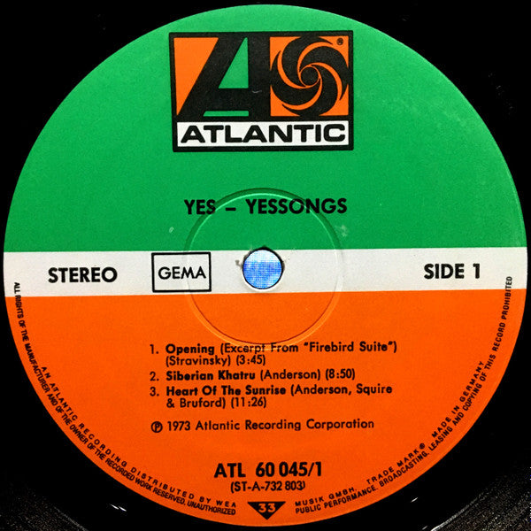 Yes - Yessongs